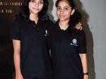 Sreedavi and Maneesha during a Fashion showcase event