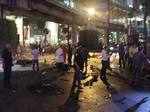 A bomb exploded outside a religious shrine in central Bangkok