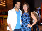 Kaishav Arora and Deepshikha during the trailer launch