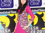 Second runner-up, Devanshi Joshi during the Clean & Clear Ahmedabad Times