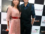 Ryna and Shashank pose together during the launch party