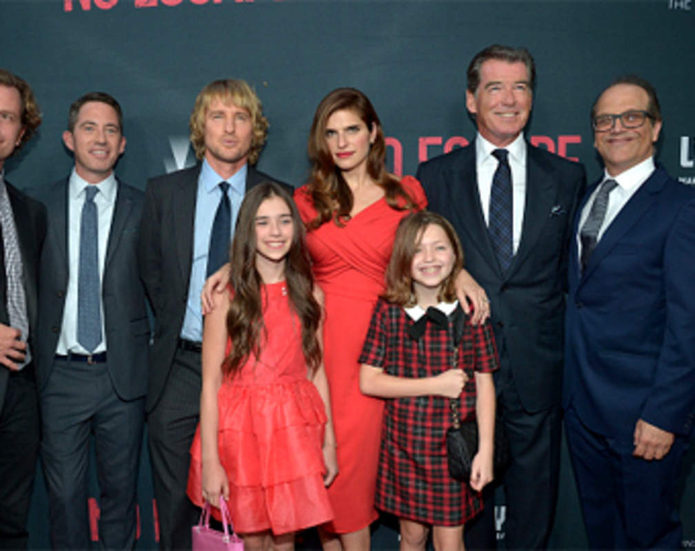
Pierce Brosnan and his sons arrive at the 'No Escape' premiere
