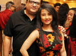 Agnideb Chatterjee and Monami Ghosh pose together