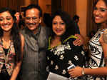 Moubani, P C Sorcar, Joysri and Mumtaz during the 100 days celebration of Bengali film Bela Seshe