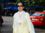 Shivangi Kolhapure arrives for the prayer meet