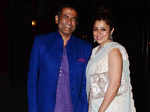 AD Singh and Sabina Singh arrive at Queenie Singh’s wedding party