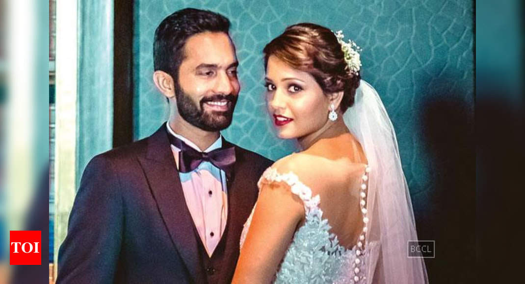 Dipika Pallikal: Dinesh Karthik and Dipika Pallikal get ...