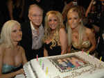 The picture on the cake shows his admiration towards beautiful women