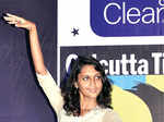 Paulomi Chatterjee, second runner-up, during the Clean & Clear Calcutta Times Fresh Face 2015 auditions