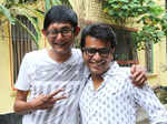 Kanchan Mullick and Rudranil Ghosh during a lunch get-together