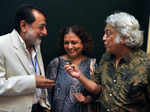 Dayal Nihalani, Nandita and Nitish Roy during the premiere