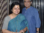 Lolita and Sandip Ray during the premiere