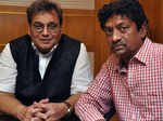 Subhash Ghai and Gautam Ghose during the premiere
