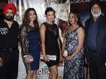 Geeta Vij with guests during the premiere