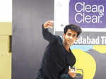 First runner up, Abhishek Soni performs at the Clean & Clear Ahmedabad Times Fresh Face