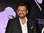 Venkatesh during megastar Chiranjeevi’s 60th birthday party, held at Park