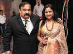 Rajiv Reddy with his wife during