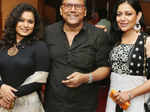 Anaya Chatterjee, Sekhar Da and Shuvalagna Mukherjee attend the special screening of Bengali film