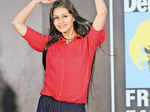 Second runner up, Manisha Tyagi during the Clean & Clear Delhi Times