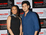 Namrata and Mahesh Babu during the fashion show