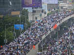 A scene from Patidar Anamat Andolan Samiti