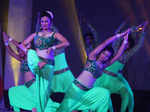 A dance performance during the shoot