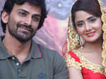 Dhananjay and Parul Yadav during the shoot
