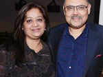 Vibha poses with Vineet Wadhwa at the launch of Madhu Jain