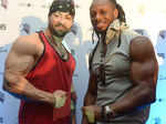 Gethins and Ulisses pose for a photo at the launch party