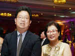 Philip Min and Eun Young at a welcoming party