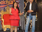Bharti Singh and RJ Pritam Singh clicked on the stage