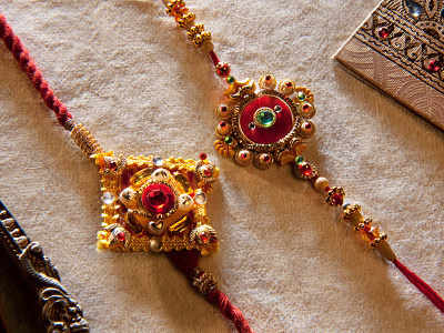 Rakhi goes gold, silver and chocolate!