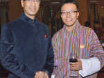 Namit Bajoria (L) with Kinlay Dorjee, the mayor of Thimphu, Bhutan