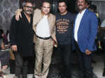 Suresh Wadkar poses with his friends during his 60th birthday party