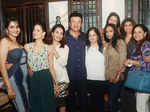 Celebs pose during Poonam Soni's luncheon