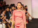 A model walks the ramp for Priyam Narayan