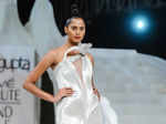 Parvathy Omanakuttan showcases a creation