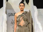 A model walks the ramp for Gaurav Gupta