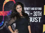 Sweta poses during a party