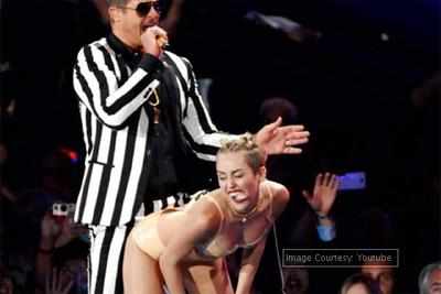 Miley Cyrus:Robin Thicke knew I was going to twerk