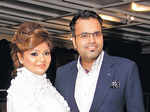 Pooja and Ajay Bindal during the launch party