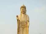 Amitabha Buddha at Fo Guang Shan Monastery was designed by Master Hsing Yun