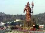 Lord Shiva's statue in Har ki Pauri is 100 feet tall