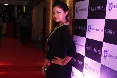 Keerthi looked classy at the Fibin and Imaad’s Impression Le Maroc launch at Madras Boat Club in Chennai
