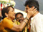 Jayanti with Shivarajkumar during the wedding ceremony