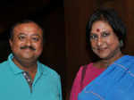 Abhijit Guha and Sudeshna Roy at the premiere
