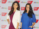 Shilpa Shetty and Neha Dhupia pose for a photo