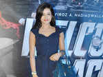 Mishti Chakraborty during the premiere of Bollywood film