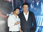 Mika Singh and Anu Malik at the premiere of Bollywood film