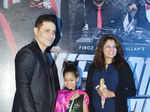 Shiney Ahuja arrives with his family for the premiere